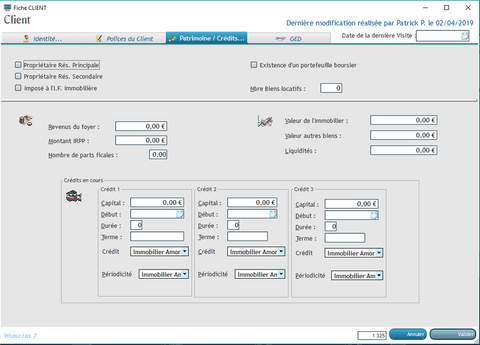 courtass7 - fiche client onglet patrimoine